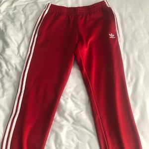 Adidas Joggers Red